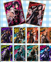 Collection d'anime de personnages féminins en gros en direct avec plusieurs IP, format A5
