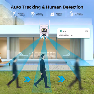 Iccee 4K 6MP WiFi في الهواء الطلق كاميرا Ccvt رؤية ليلية كشف الحركة بألوان كاملة كشف الإنسان في المنزل - Product Image 2