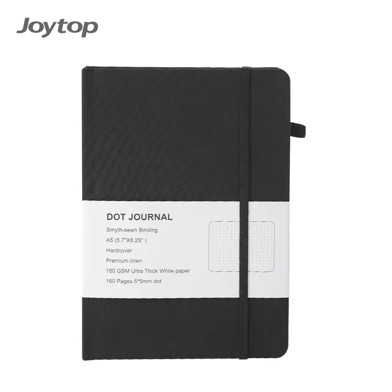 Joytop สมุดไดอารี่สมุดไดอารี่ปกแข็งศิลปะทำจากผ้าลินินเรียบง่าย A5สำนักงานธุรกิจขายส่ง2303-6