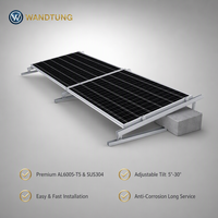 Support de montage sur toit industriel pour panneaux photovoltaïques, système de fixation en acier pour toit solaire, installation photovoltaïque