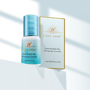 Pinky Leem Custom Private Label 1-2 Second Dry 8 Weeks Retention Eyelash <b>Glue</b> 5ml Eyelash Extension <b>Glues</b> - Product Image 3
