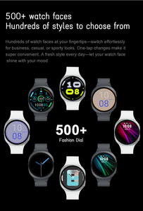 Reloj Inteligente GS Watch8 con Pantalla AMOLED, Cargador Inalámbrico, Resistencia al Agua IP67, Monitor de Actividad Física y Sueño, Botón SOS, Respuesta a Llamadas, Correa de Silicona - Product Image 2