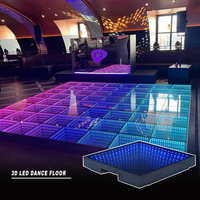 SUEZ Piste de Danse LED Magnétique Étoilée Blanche pour Mariage, Scène, Disco, Événements