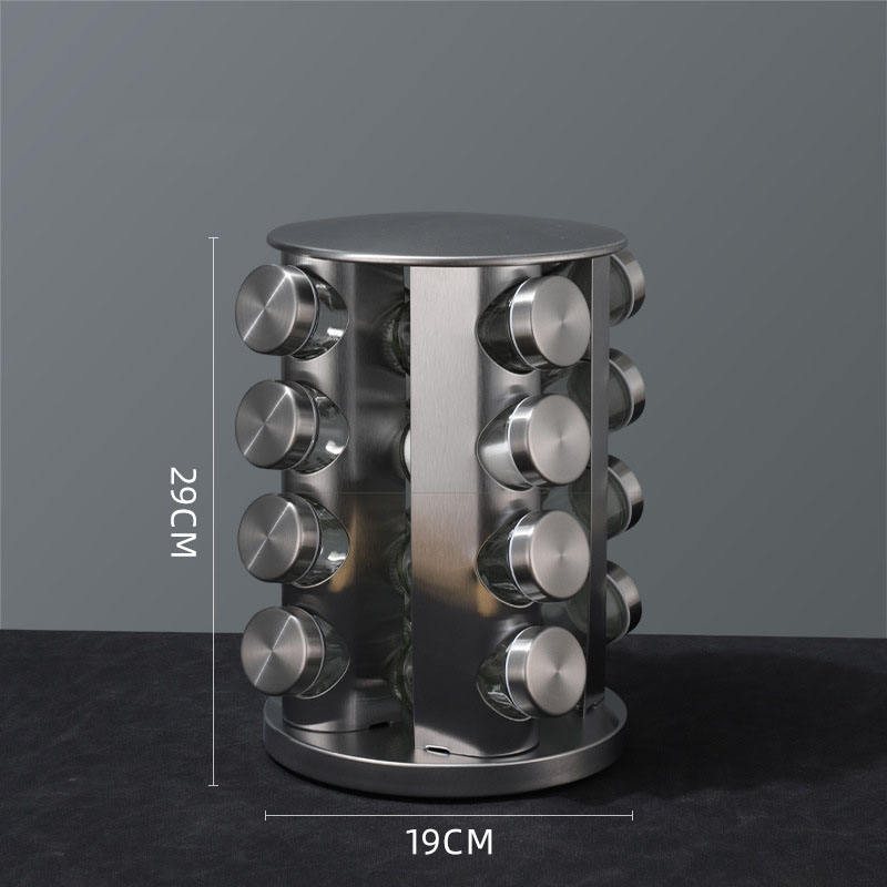Rotating spice rack [16 spice bottles]