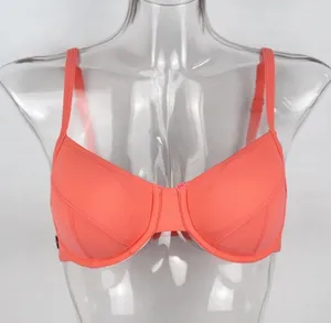 Tùy chỉnh người phụ nữ đẩy lên Underwire Áo Tắm hàng đầu D + Cup Bra-Size cộng với kích thước Bikini Đồ bơi