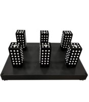 6 colonnes LED Pixel Corn light led panneau mural pour plafond