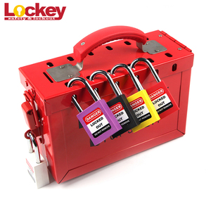 Loto Công Nghiệp Thép An Toàn Nhóm Lockout Tagout <span class=keywords><strong>Box</strong></span> Đối Với Phím - Product Image 6