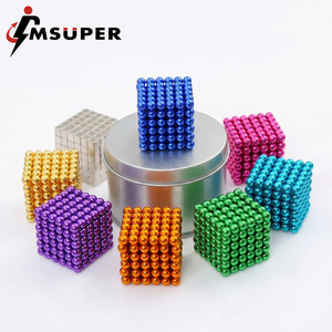 Bolas Magnéticas de Colores a Granel, Kit de Imanes DIY, Juguetes Educativos, Venta Directa de Fábrica, Regalos para Fiestas, Personalizable - Product Image 1