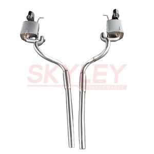 Escape trasero de gato de acero inoxidable SKYLEY para <span class=keywords><strong>Ford</strong></span> <span class=keywords><strong>Mustang</strong></span> 3.7L V6 2011-2014 - Product Image 2