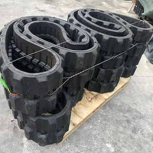 Chenille en caoutchouc OEM 300x52.5x84, Pièces de machinerie de construction, Pièces de train de roulement en caoutchouc - Product Image 1