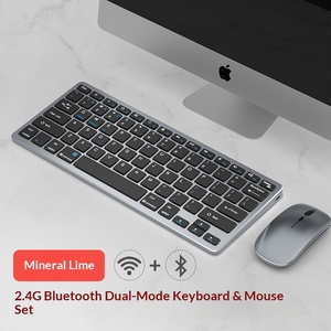Wireless Bluetooth <b>Keyboard</b> And Mouse Combo Mute Membrane <b>Keyboard</b> For Desktop Laptop Phone Tablet Office Working - Product Image 6
