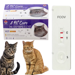 Snelle testkit voor <span class=keywords><strong>Feline</strong></span> Immunodeficiency (FI) en Leukemie (FEL) antigeen, virale viruscombo - Product Image 1