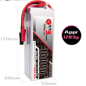 Batterie au lithium polymère GNB 22,2 V 6S 6500/8000/10000 mAh pour accessoires FPV XT60 XT90 XT150, noire - Product Image 5