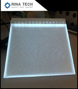 Panel de Guía de Luz Acrílico PMMA RINA Lgp, Superficie Láser Transparente, para Uso en Interiores y Exteriores, Publicidad, Corte CNC - Product Image 1