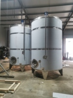Cuve de mélange sanitaire en acier inoxydable 304SS robuste avec agitateur pour la production de sauces laitières