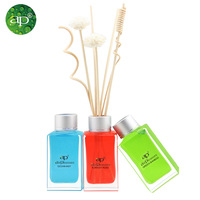 100ml Aromathérapie parfum volatil plat noir désodorisant bouteille roseau diffuseur en bois