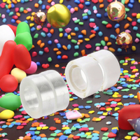Accessoires de décoration pour ballons en latex, macarons, anniversaire, mariage, arche, festival, chaîne en PVC, points de colle pour chaîne de ballons, évents