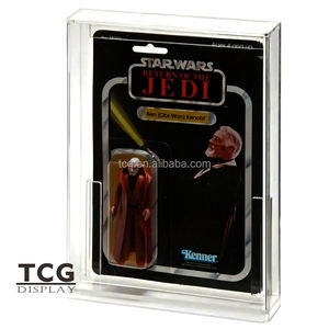 TCG Usine Personnalisé Transparent Acrylique Cas pour Vintage <span class=keywords><strong>Star</strong></span> <span class=keywords><strong>Wars</strong></span> Loose Figure & Cardback (ADC-010) Curseur <span class=keywords><strong>Couverture</strong></span> Protecteur Vitrine - Product Image 5