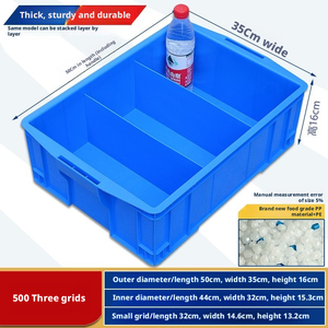 Boîte <span class=keywords><strong>de</strong></span> tri en plastique pour vis, clous, épingles et rivets - Boîte <span class=keywords><strong>de</strong></span> rangement industrielle réutilisable empilable avec protection industrielle contre l'eau - Product Image 2