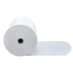 Rouleau jumbo de fourniture de fabricant papier de silicone blanc imperméable enduit d'un côté de libération de couleur