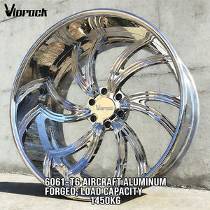 Jantes de camion forgées en alliage d'aluminium Viorock personnalisées 20x12 20x14 24x12 24x14 26x12 26x16 28x16 pouces, compatibles avec <span class=keywords><strong>PLAGUE</strong></span> DR GMC DENI - Product Image 5
