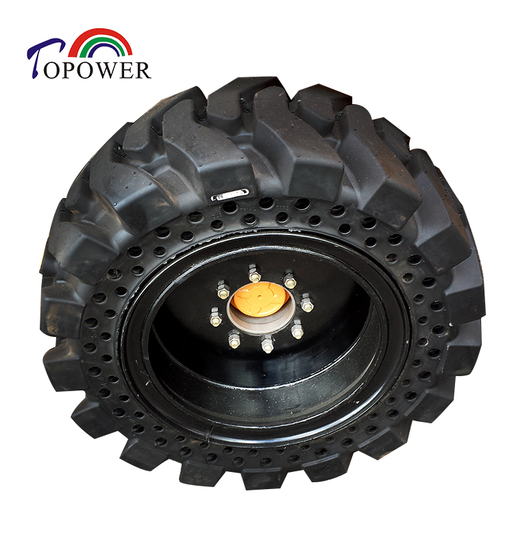 Shock-Absorbing Solid Tire 36x14-20 Cut-Resistant Reinforced Industrial Tyre for Telehandler Loader