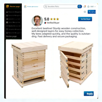 Vente directe d'usine de machines à fabriquer des ruches en bois, produit également des boîtes à ruches en bois durables