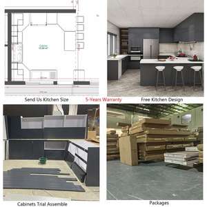 2025 New Style Lacquer Modern <b>Kitchen</b> <b>Cabinet</b> Custom Modular <b>Kitchen</b> <b>Cabinets</b> With Sink <b>Kitchen</b> Furniture - Product Image 6