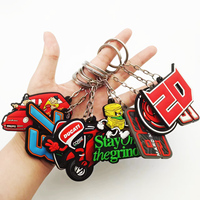 Porte-clés en PVC écologique de haute qualité en gros, conception personnalisée, logo, porte-clés, motel, hôtel, cadeau promotionnel vierge, Mchic Letterpress