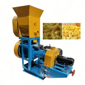 Automatische Type Maïs Bladerdeeg Maken Tarwe Bulkmachine Snack Maïs Puffing Making Machine
