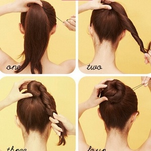 Outil de coiffure pour tresses faites main, aiguille à tirer pour tresses latérales, accessoires pour chignons - Product Image 2