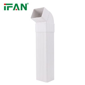 Accessoires de gouttière de drainage IFAN Factory, tuyau de descente en PVC écologique et résistant, <span class=keywords><strong>collecteur</strong></span> d'eau de pluie - Product Image 2