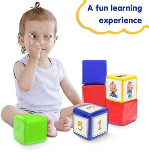 Blocs de poche <span class=keywords><strong>en</strong></span> tissu de jeu éducatif pour enfants, bricolage - Product Image 6