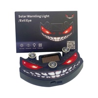 Nueva Luz de Advertencia LED para Coche 2026 con Carga Solar, Doble Uso, Diseño Ojo de Diablo, Anticolisión Trasera por Vibración