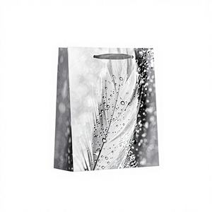 Bolsas de Regalo Decorativas al por Mayor de la Marca Peiyong con Diseño de Plumas y Gotas de Agua, Modelo 50685, para Fiestas y Ocasiones Especiales - Product Image 1