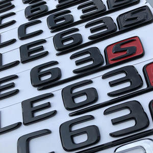 Autocollants de voiture avec logo OEM C63S E63S GLC63S GLE63S <span class=keywords><strong>A45</strong></span> C63 AMG <span class=keywords><strong>V8</strong></span> BITURBO 4 MATIC pour Benz Classe A C E, accessoires modifiés - Product Image 6