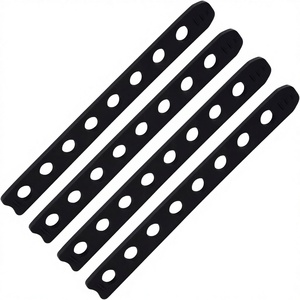 Sangles en caoutchouc pour <span class=keywords><strong>porte</strong></span>-vélos, pack noir, compatibles <span class=keywords><strong>Thule</strong></span> 534, conception extensible, bandes de transport polyvalentes - Product Image 1