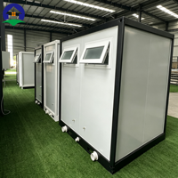 Toilettes portables de qualité supérieure pour l'extérieur, cabine de toilettes mobile autonome