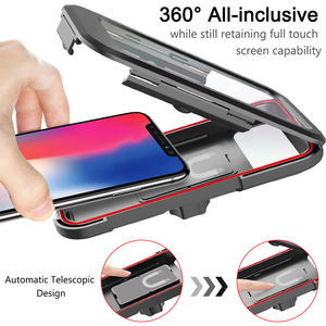 Support de téléphone pour guidon de vélo et moto avec écran tactile, étanche IPX4, en matériau ABS, pour la conduite - Product Image 3