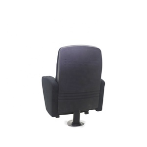 Sillas de cine plegables de película de tapicería de tela de lujo modernas hechas en China con portavasos a la venta - Product Image 4