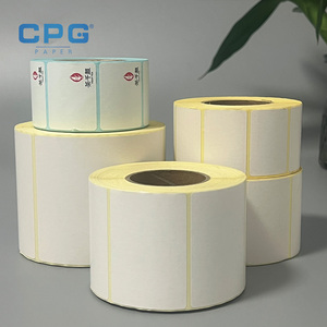 Manufacturer Wholesale BPA Free Thermal Barcode Label 4x6 Thermal Label <b>Paper</b> <b>Roll</b> for Logistics and Warehouse Use - Product Image 1