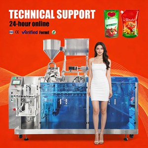 เครื่องบรรจุโดយแพ็คแบบตั้งได้เองพร้อมหัวดูดสำหรับบรรจุน้ำมะเขือเทศ ขายดีในสหรัฐอเมริกา - Product Image 1