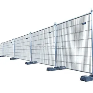 标准便携式链节建筑围栏临时使用的粉末涂料链节围栏面板临时移动围栏