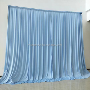 Đám cưới vòm xếp nếp vải <span class=keywords><strong>Backdrop</strong></span> Silk Flower Rèm <span class=keywords><strong>Backdrop</strong></span> cho trang trí - Product Image 4