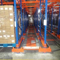 Système de stockage Rayonnage d'entrepôt Rack pour navette radio automatique