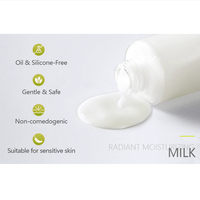 2-en-1 Crème et lotion pour le visage Hydratant et éclaircissant Équilibrant le PH aux extraits de plantes pour les soins de la peau sensible