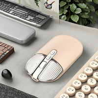 Souris sans fil Bluetooth OEM ODM ergonomique, double mode, rechargeable, avec éclairage LED, 5 boutons, suivi optique
