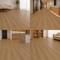 Lantai Laminasi Klik Tekstur Walnut Premium Matte Finish untuk Renovasi Kamar Tidur, Ruang Belajar, dan Dapur di Dalam Ruangan