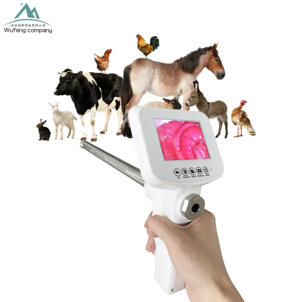 Fabricants d'équipement vétérinaire professionnel Pistolet d'insémination artificielle visuelle de haute qualité pour insémination vache cheval chèvre