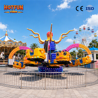 Manège Octopus géant Hotfun 40 places, attractions à sensations fortes, attraction rotative pour parcs d'attractions et fêtes foraines en plein air